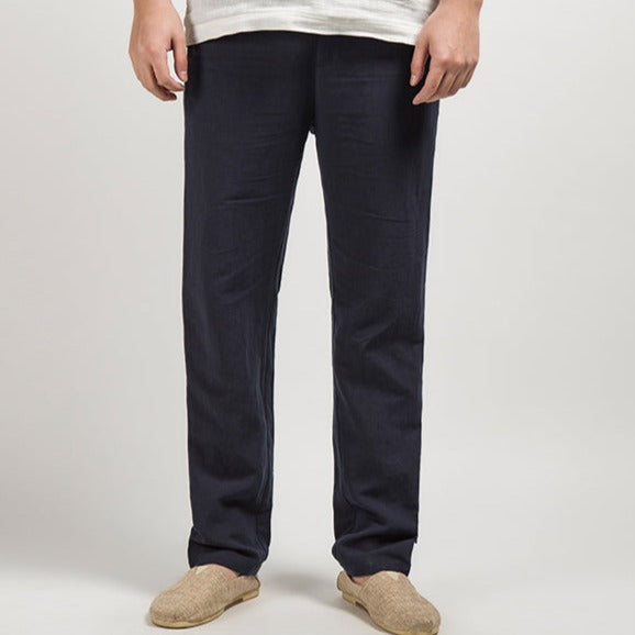OLD MONEY Cotton Pants - OLD MONEY LOOKS
