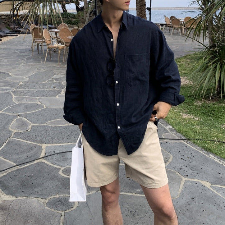 OLD MONEY Linen Shirt - OLD MONEY LOOKS
