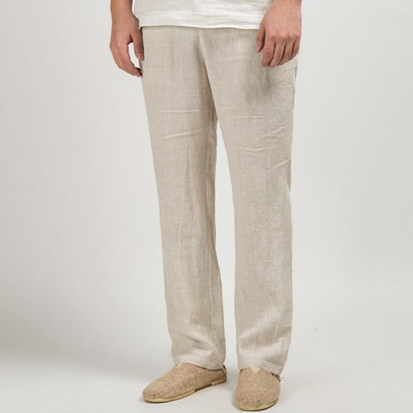 OLD MONEY Cotton Pants - OLD MONEY LOOKS