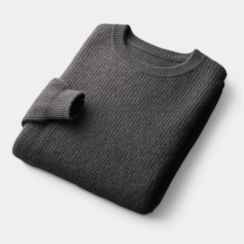 OLD MONEY Merino Wool Padded Sweater - OLD MONEY LOOKS