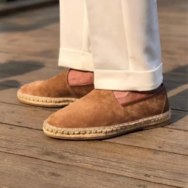 ESPADRILLAS IN CAMOSCIO STILE OLD MONEY
