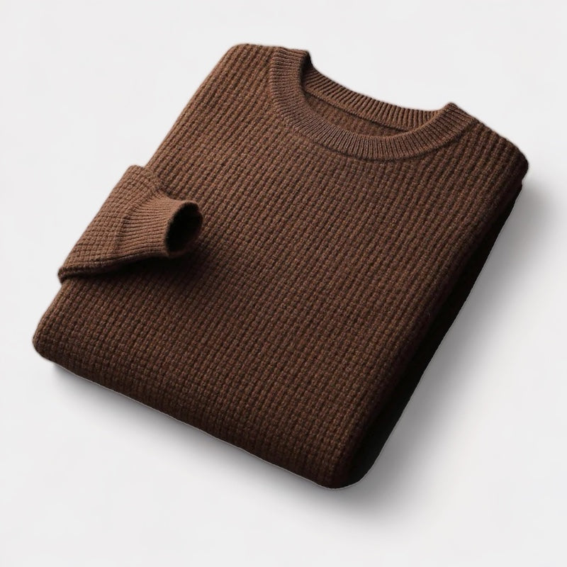 OLD MONEY Merino Wool Padded Sweater - OLD MONEY LOOKS