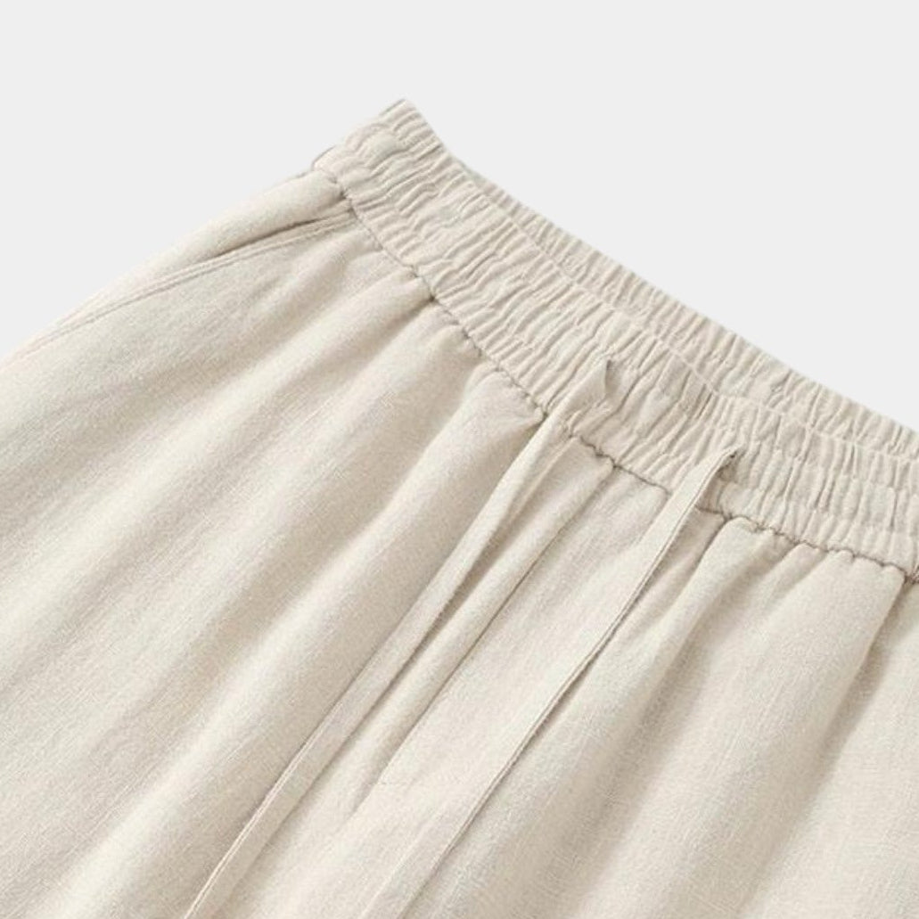 OLD MONEY Relaxed Fit Linen Pant