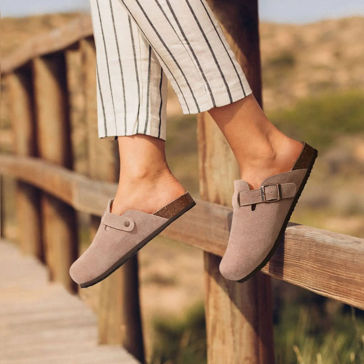 OLD MONEY SUEDE Clog - OLD MONEY LOOKS