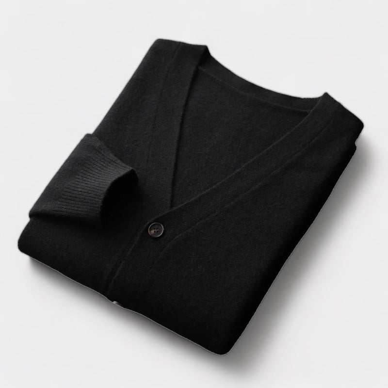 OLD MONEY Merino Wool Cardigan Sweater - OLD MONEY LOOKS