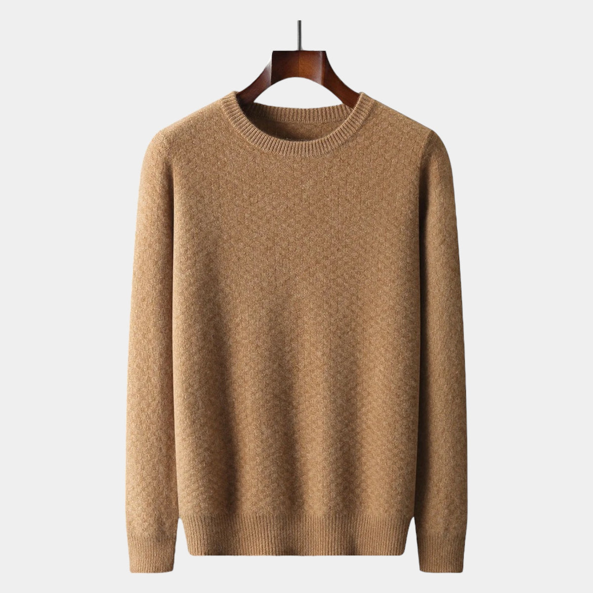 OLD MONEY Merino Wool Checkered Sweater - OLD MONEY LOOKS