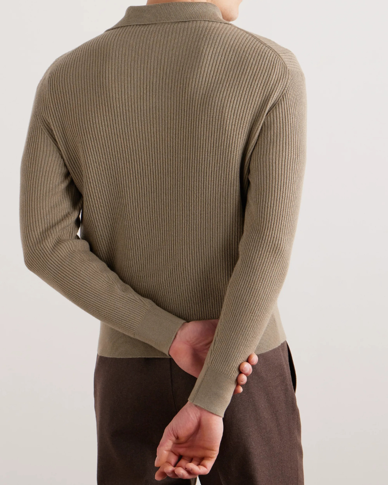 MAGLIONE MEZZA ZIP IN CASHMERE OLD MONEY