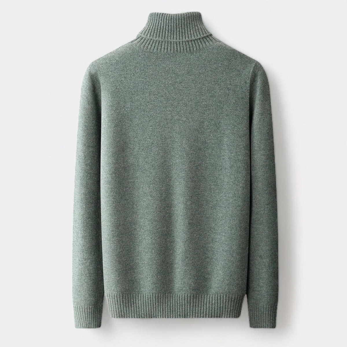OLD MONEY Merino Wool Turtleneck Sweater - OLD MONEY LOOKS