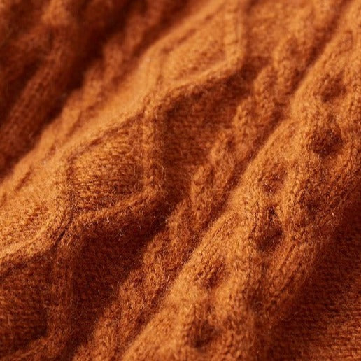 OLD MONEY Merino Wool Knitted Turtleneck Sweater - OLD MONEY LOOKS