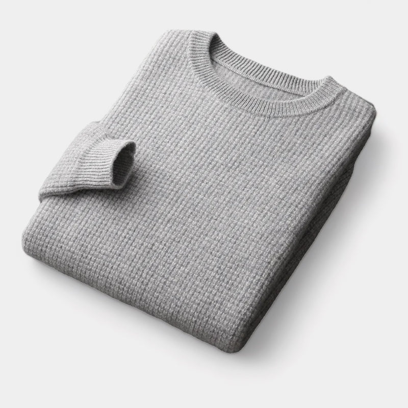 OLD MONEY Merino Wool Padded Sweater - OLD MONEY LOOKS