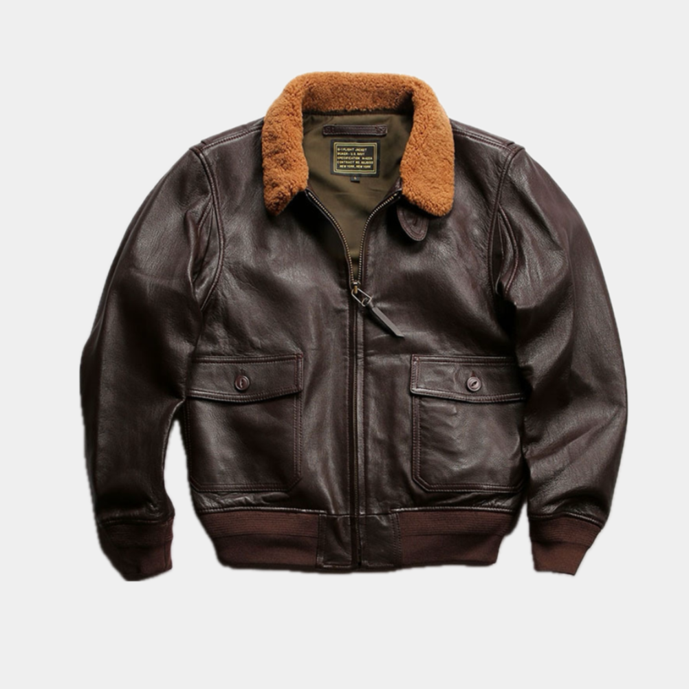 OLD MONEY Leather Coat - OLD MONEY LOOKS