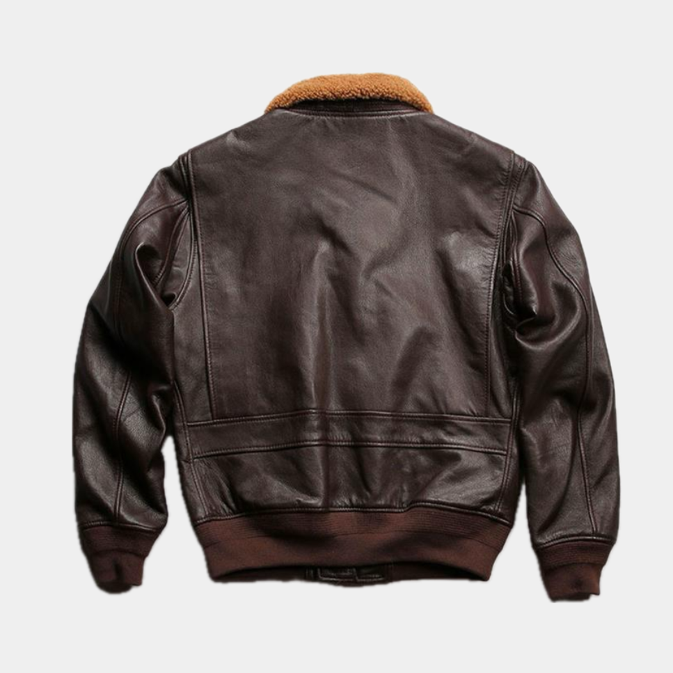 OLD MONEY Leather Coat - OLD MONEY LOOKS