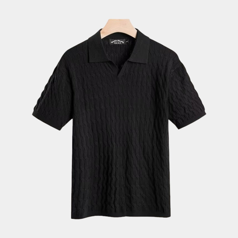 OLD MONEY Textured Polo - OLD MONEY LOOKS