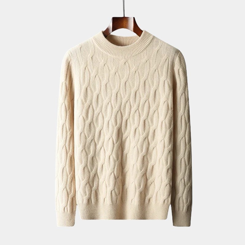 OLD MONEY Merino Wool Knitted Sweater - OLD MONEY LOOKS
