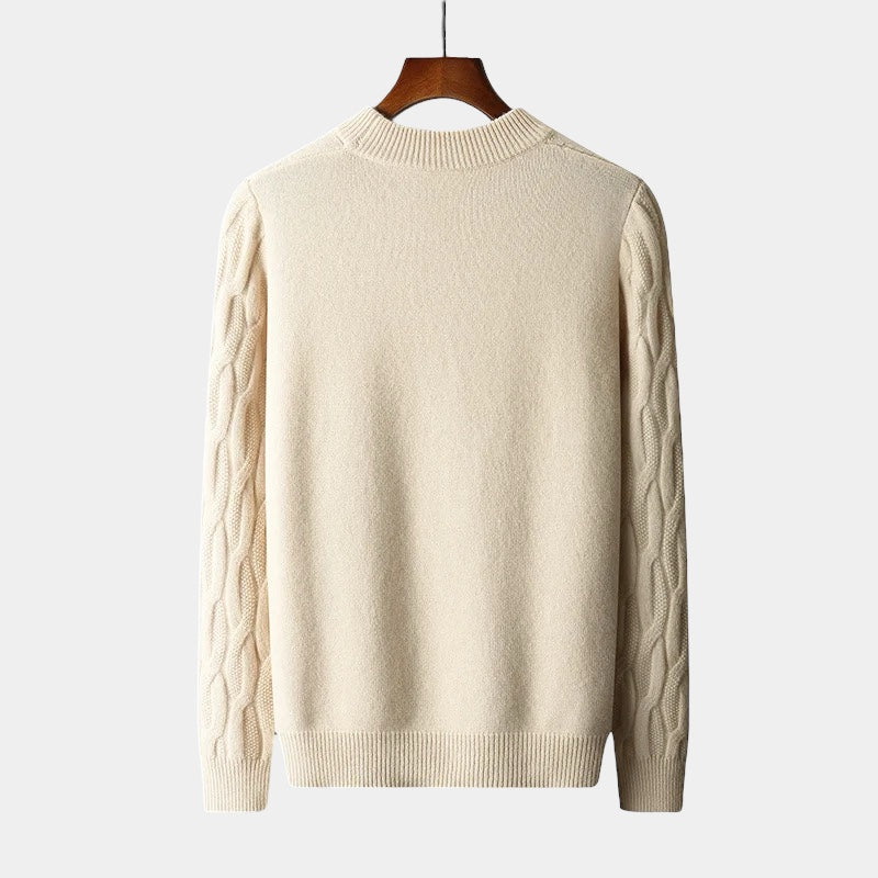 OLD MONEY Merino Wool Knitted Sweater - OLD MONEY LOOKS
