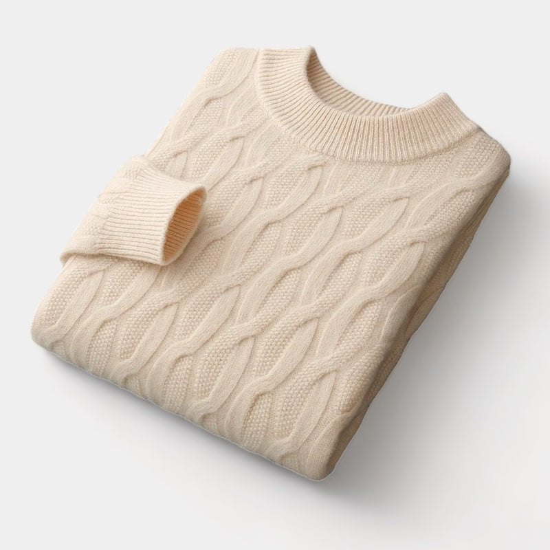 OLD MONEY Merino Wool Knitted Sweater - OLD MONEY LOOKS