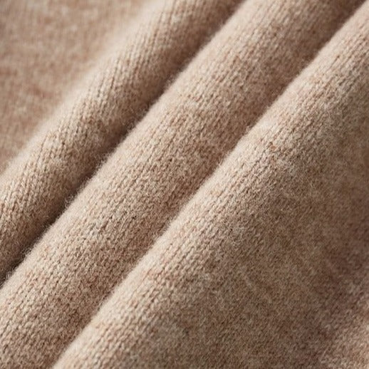 OLD MONEY Merino Wool Quarter-Zip Sweater - OLD MONEY LOOKS