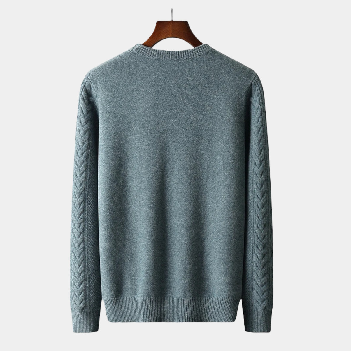 OLD MONEY Merino Wool Jacquard Sweater - OLD MONEY LOOKS