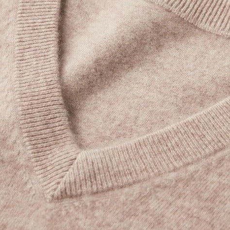 OLD MONEY Merino Wool V-Neck Sweater - OLD MONEY LOOKS