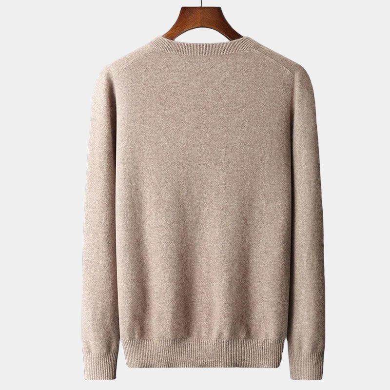 OLD MONEY Merino Wool V-Neck Sweater - OLD MONEY LOOKS