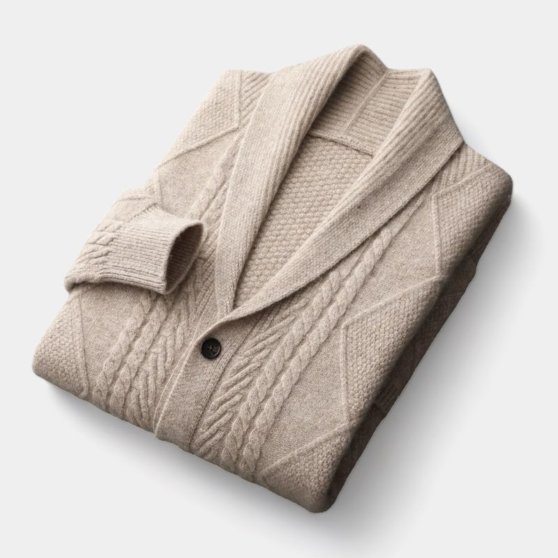 OLD MONEY Merino Wool Cardigan - OLD MONEY LOOKS
