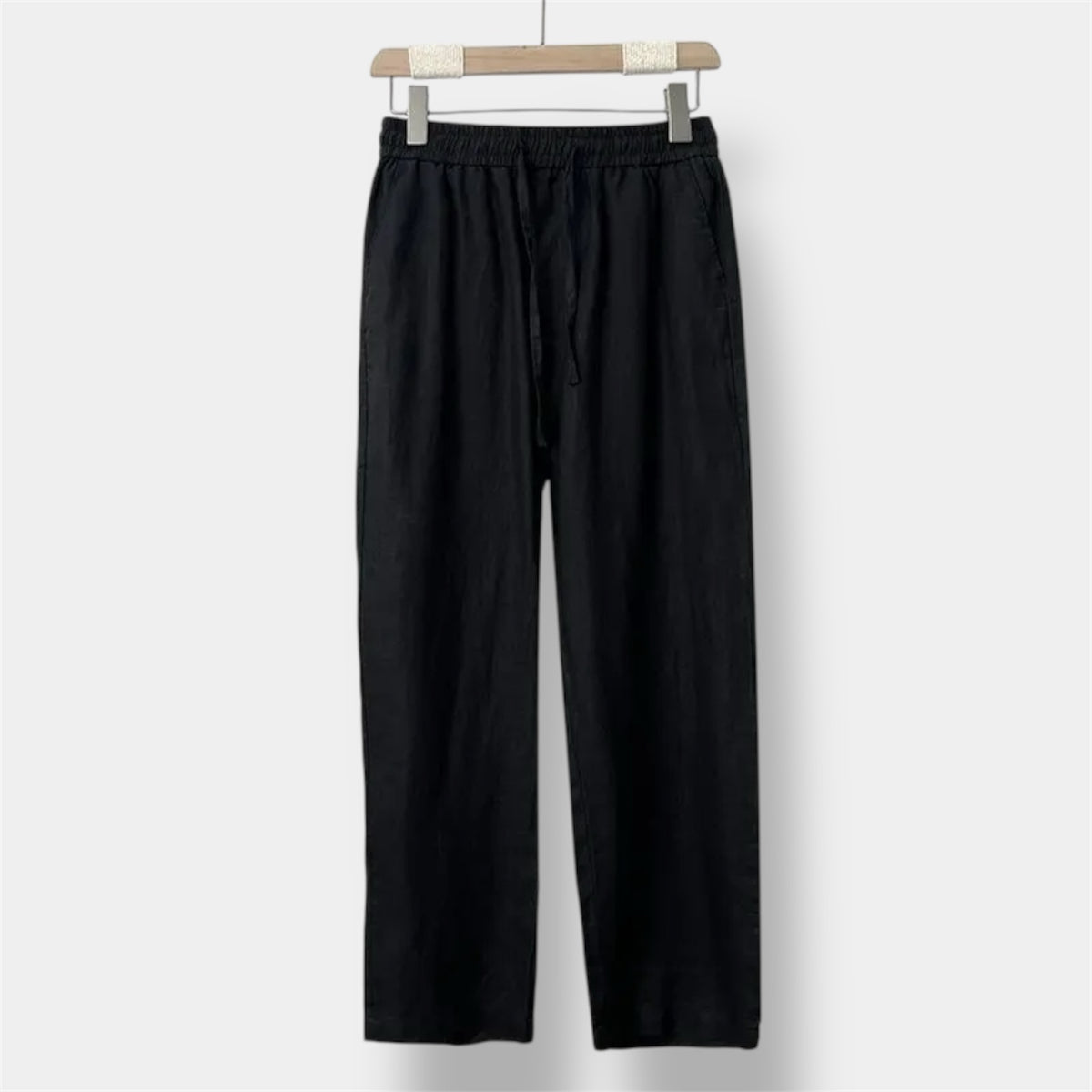 OLD MONEY Straight Fit Leinenhose