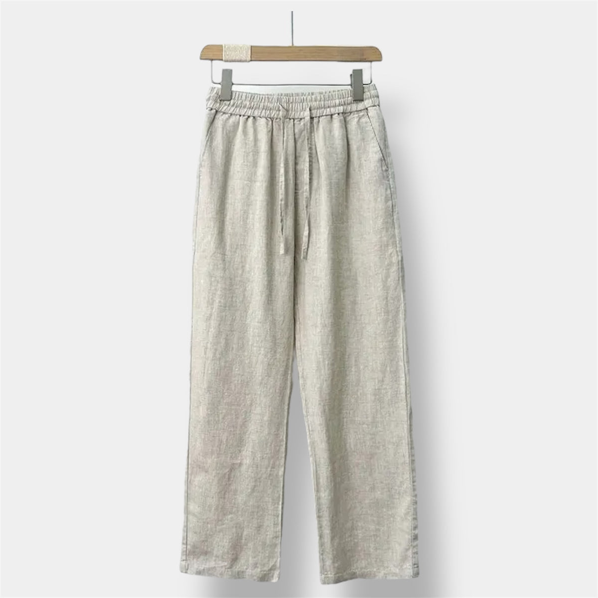 Pantalon en lin coupe droite OLD MONEY