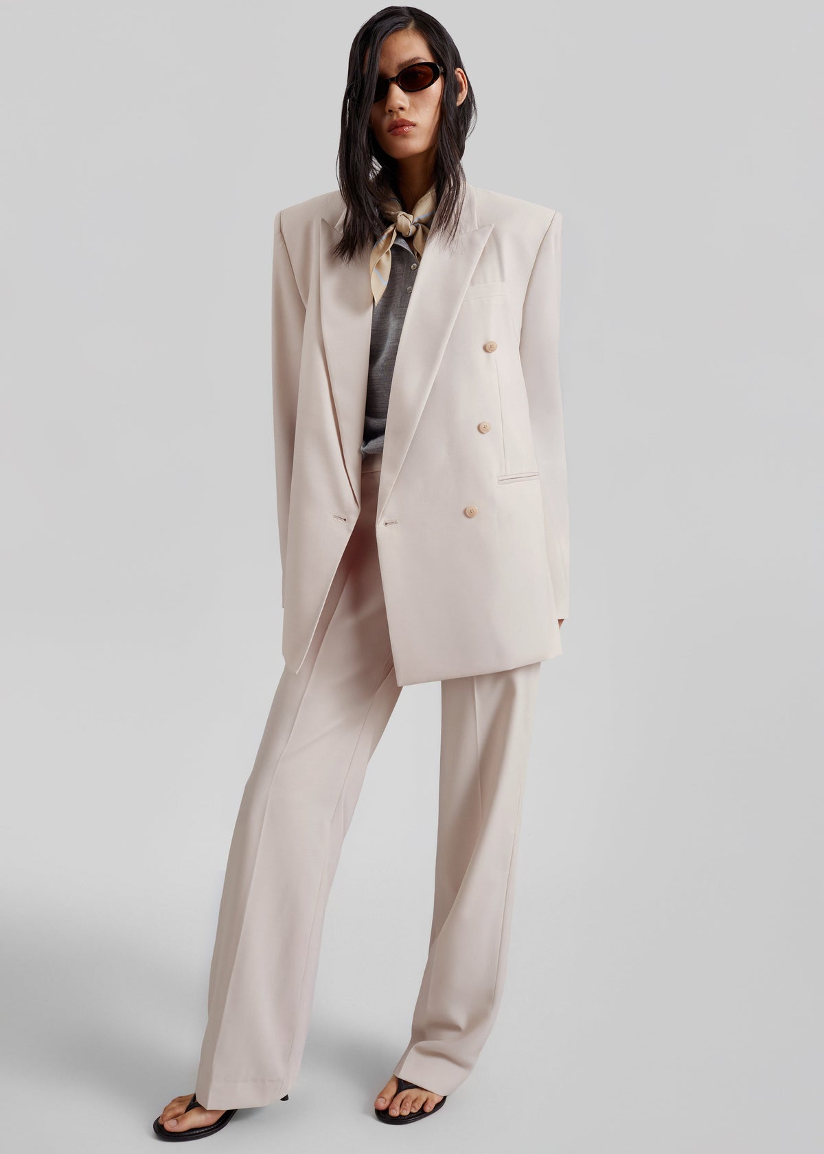 Blazer strutturato Monterey - Rosa sbiadito