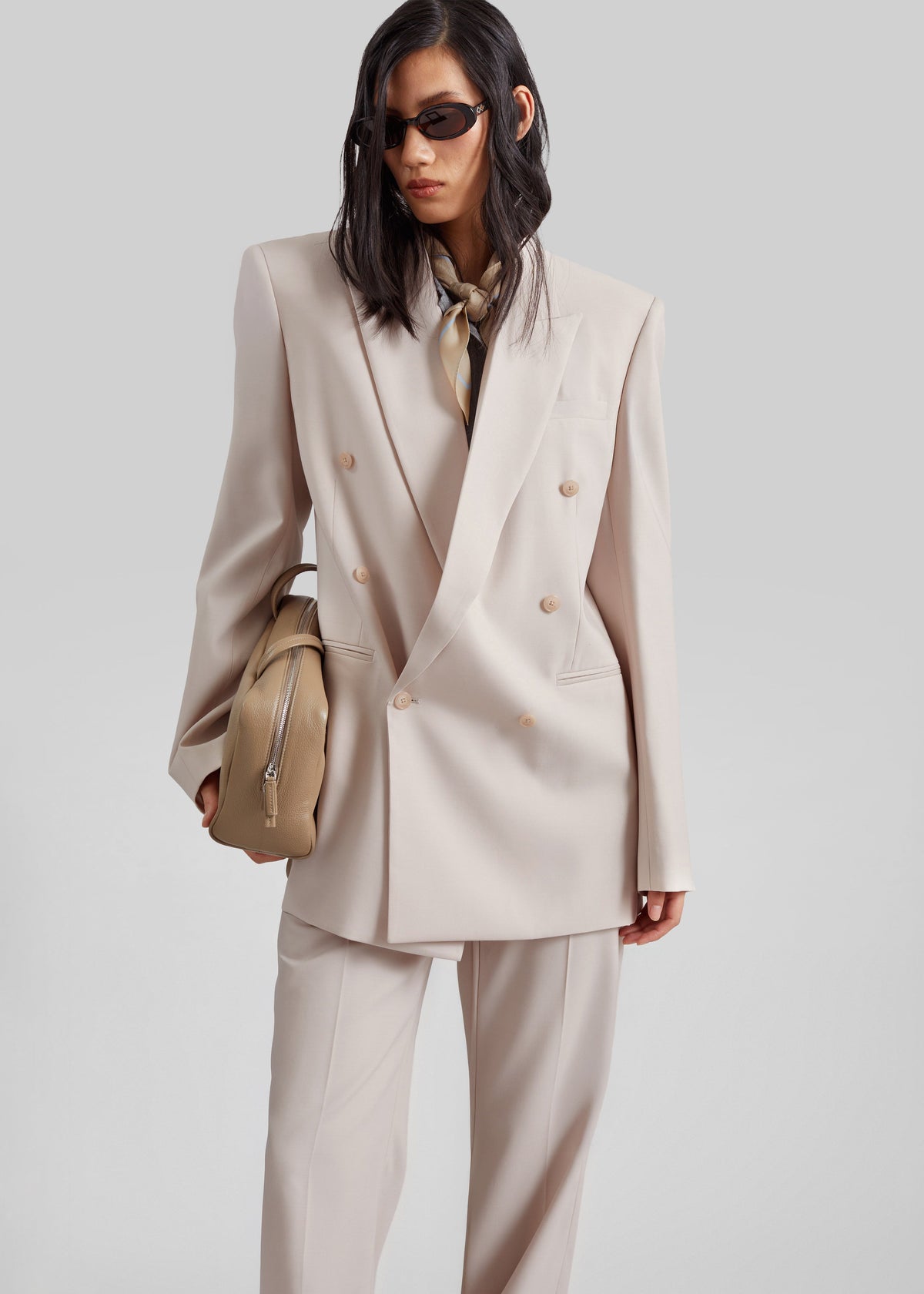 Blazer strutturato Monterey - Rosa sbiadito