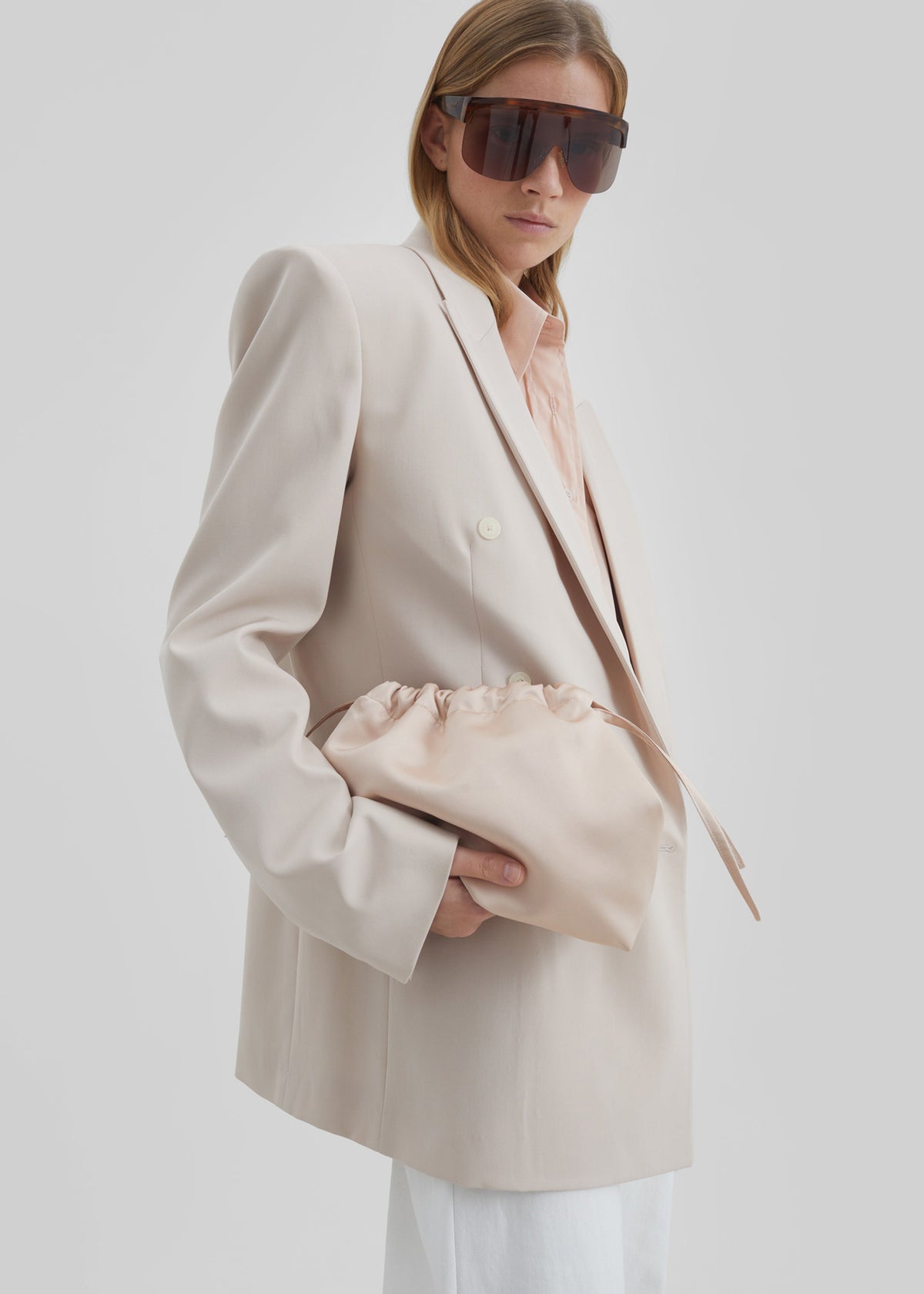 Blazer strutturato Monterey - Rosa sbiadito