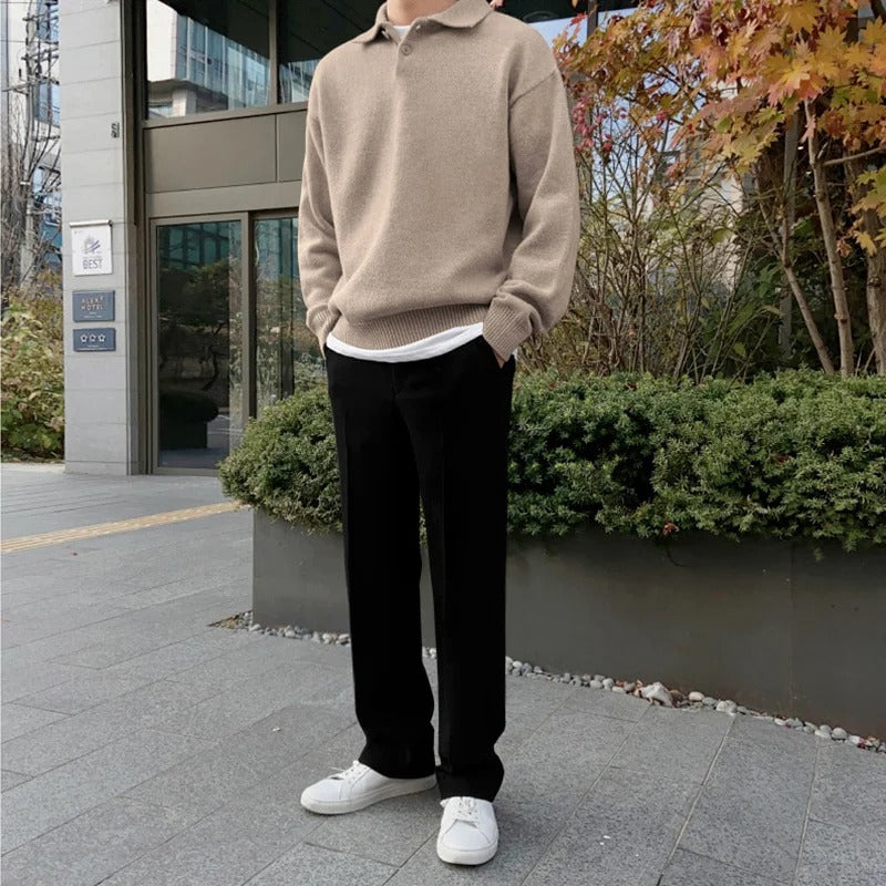 OLD MONEY Button Sweater - OLD MONEY LOOKS