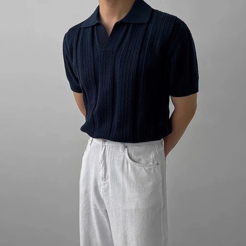 OLD MONEY Knitted Polo - OLD MONEY LOOKS