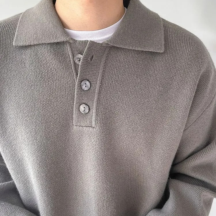 OLD MONEY Polo Sweater - OLD MONEY LOOKS