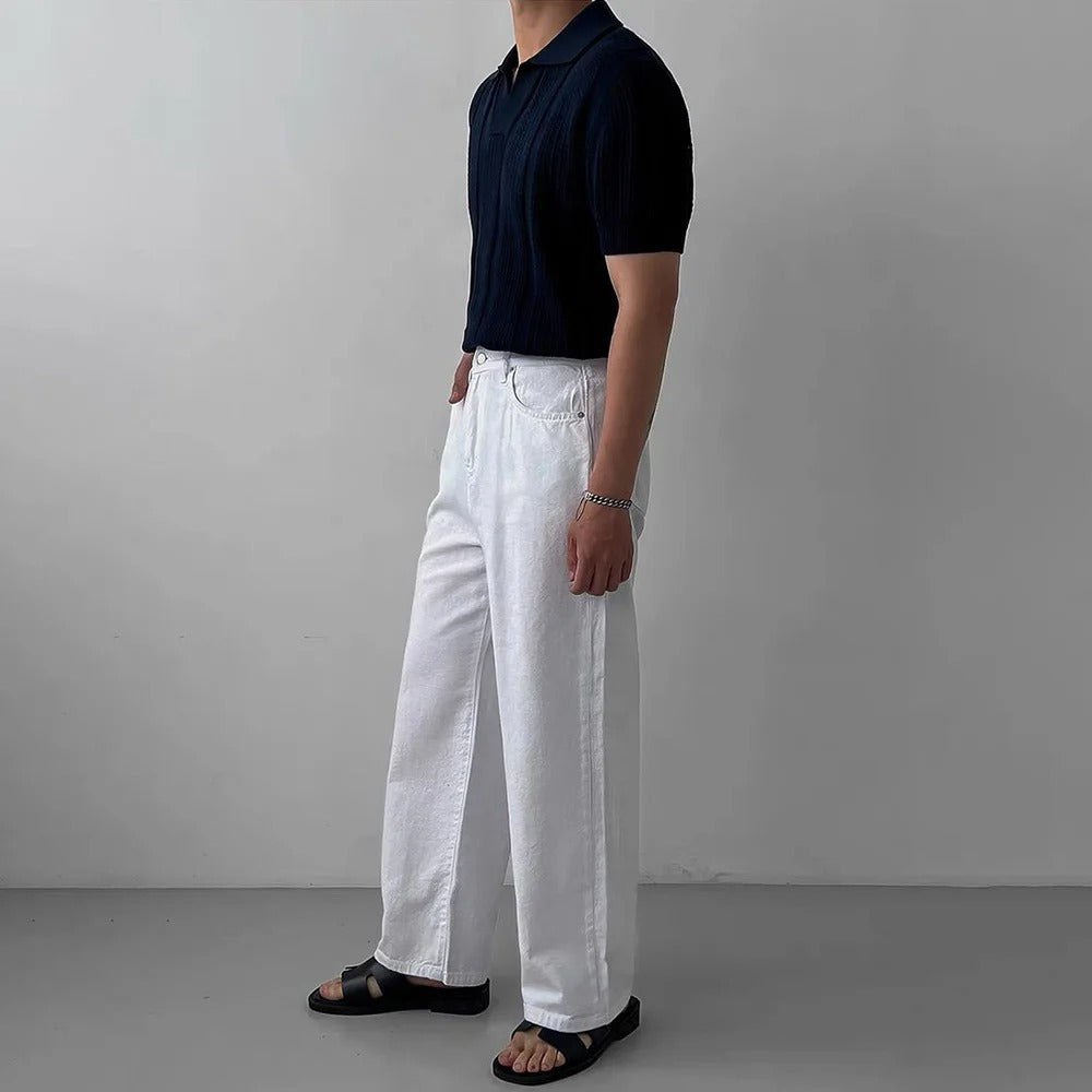 OLD MONEY Knitted Polo - OLD MONEY LOOKS