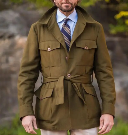 OLD MONEY Short Trench Coat - OLD MONEY LOOKS