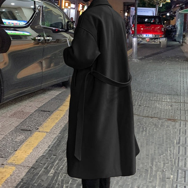 Woolen overcoat on sale