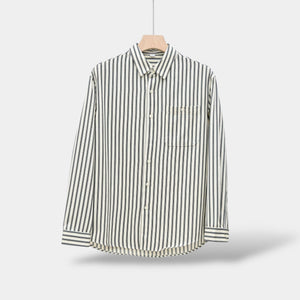 OLD MONEY Camisa de manga larga a rayas