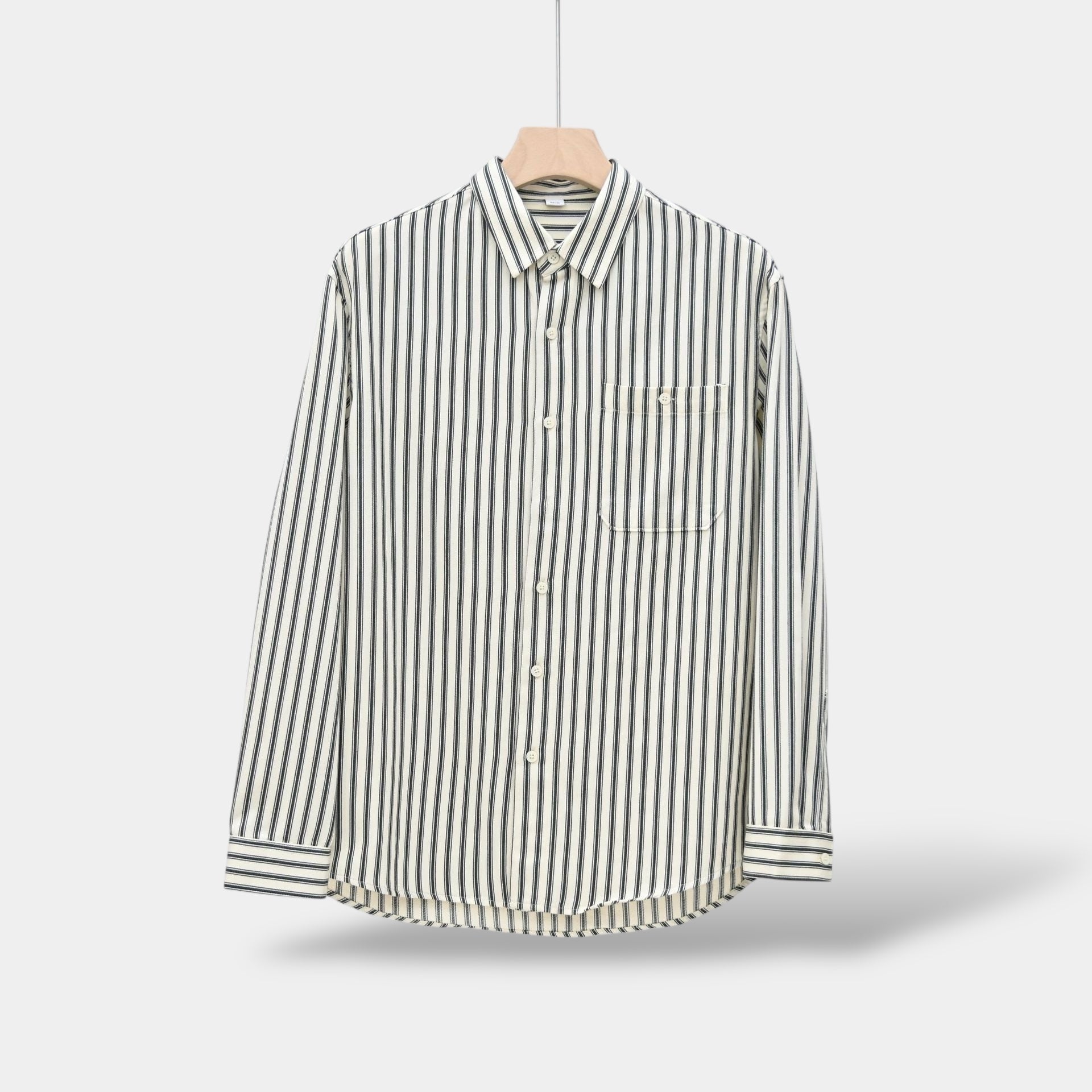 OLD MONEY Camisa de manga larga a rayas