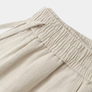 OLD MONEY Relaxed Fit Leinenhose