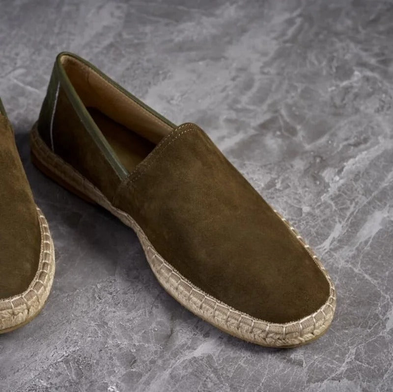 OLD MONEY Tressed Suede Loaffers - WEAR OLD MONEY