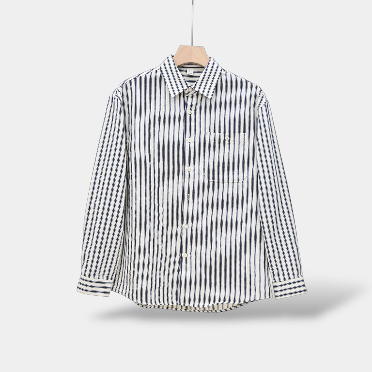 OLD MONEY Camisa de manga larga a rayas