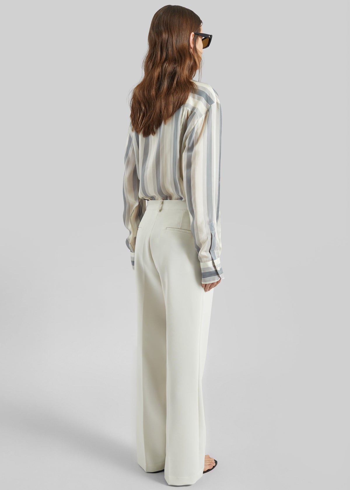 Pantaloni bootcut Chesnay - Crema
