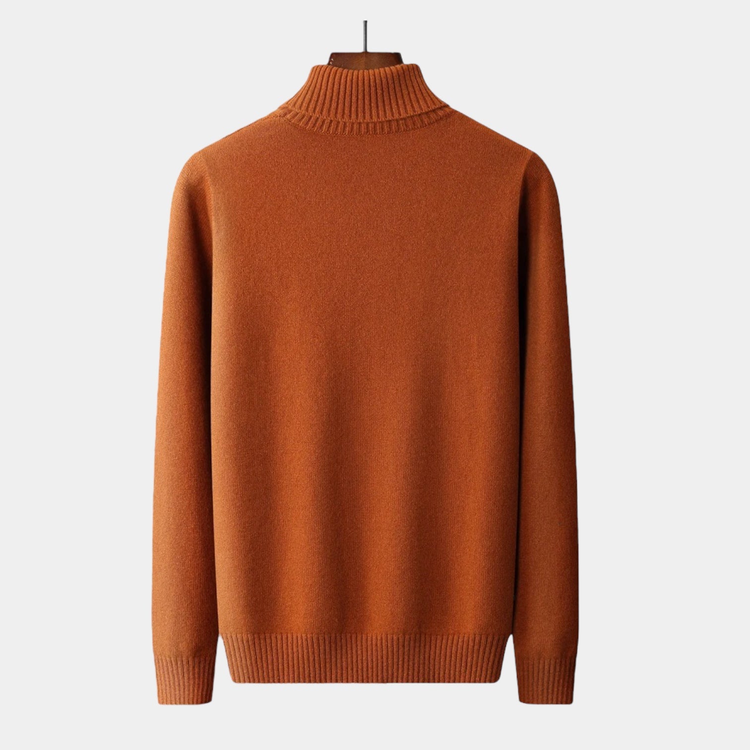 OLD MONEY Merino Wool Knitted Turtleneck Sweater - WEAR OLD MONEY