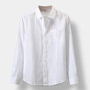 OLD MONEY LINEN LONG SLEEVE SHIRT