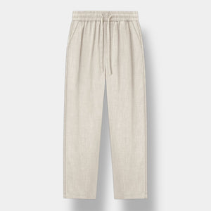 OLD MONEY Relaxed Fit Leinenhose