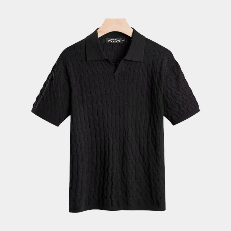 OLD MONEY Textured Polo - WEAR OLD MONEY
