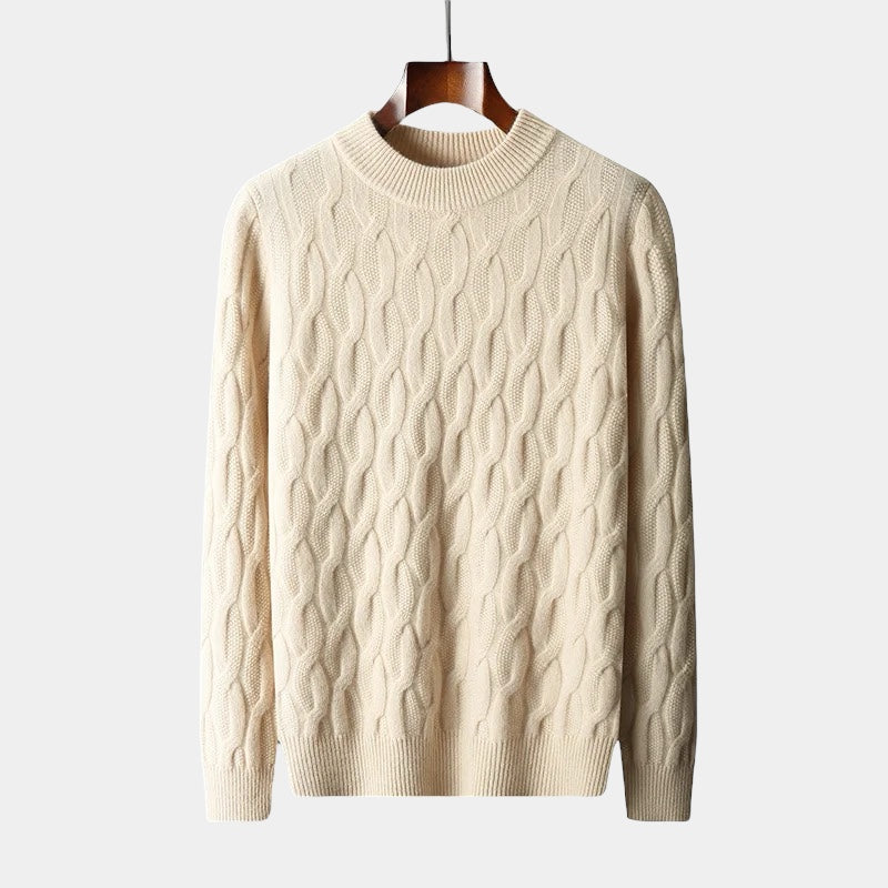OLD MONEY Merino Wool Knitted Sweater - WEAR OLD MONEY