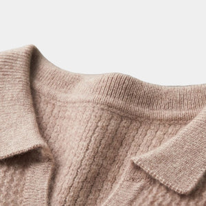 OLD MONEY Merino Wool Flap Collar Sweater - WEAR OLD MONEY