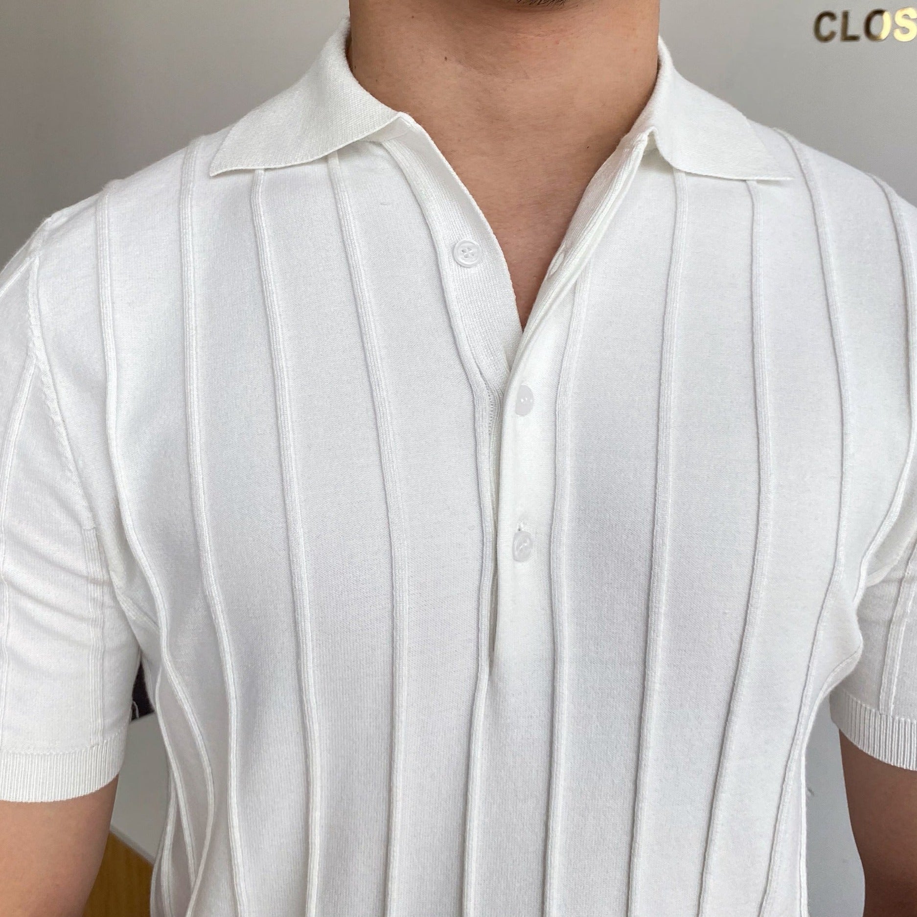 OLD MONEY Striped Polo Shirt - WEAR OLD MONEY