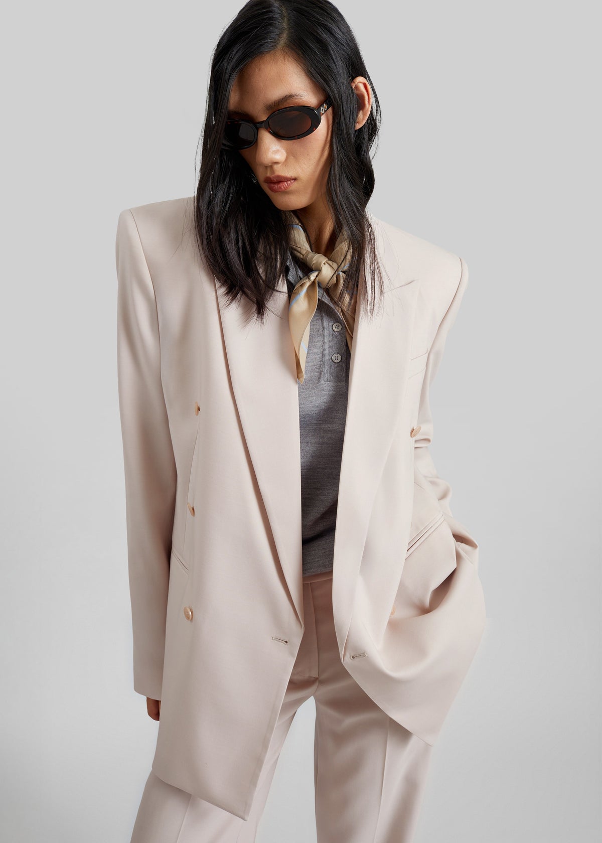 Blazer structuré Monterey - Rose délavé